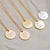 Personalized Handmade Medallion Pendant Custom Name Coin Necklace Jewelry Charm Necklace Back to College Gift Initial Disc