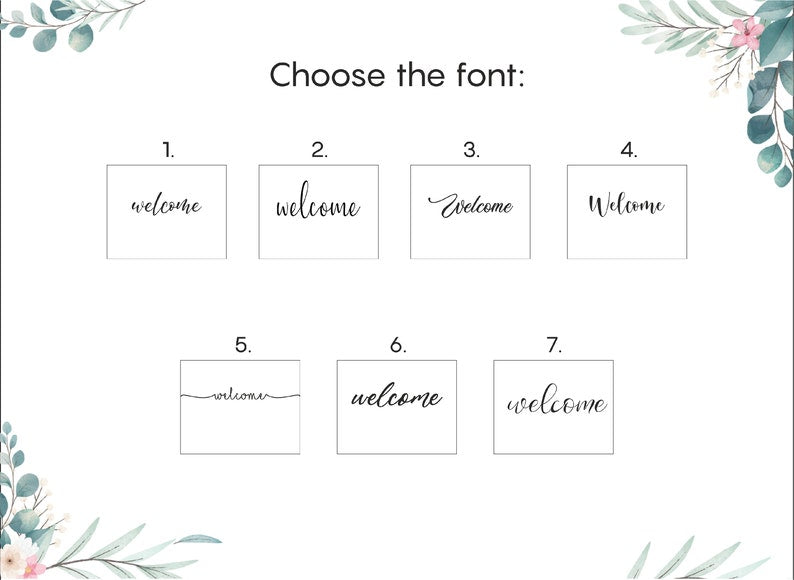 Custom Wooden Wedding Welcome Sign: Rustic Engagement Party Decor