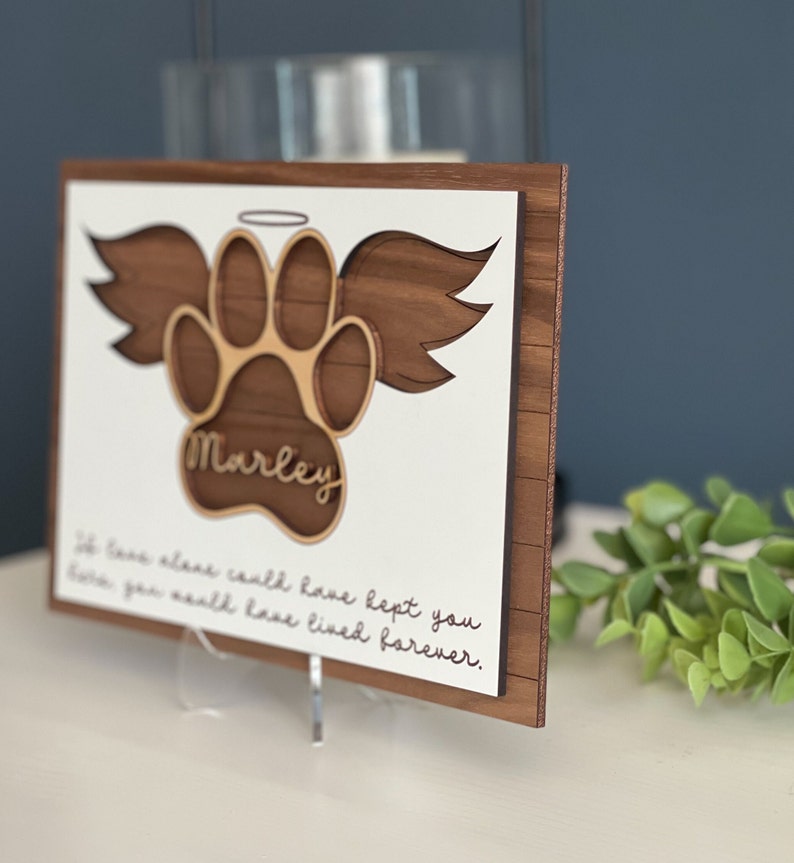 Pet Memorial Sign, Pet Memorial Gift, Pet Loss Gift, Personalized Cat Memorial, Personalized Dog Memorial, Personalized Pet Memorial