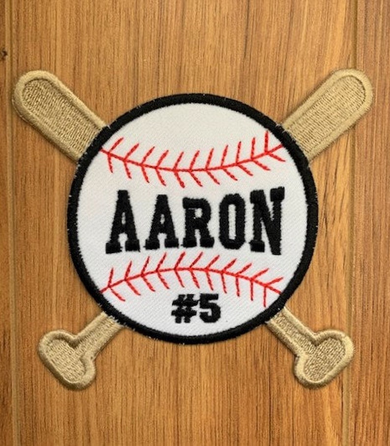 Custom Baseball Patch Custom Softball Patch Personalized Baseball Patch Personalized Softball Patch Baseball Patch with Names Baseball Bats
