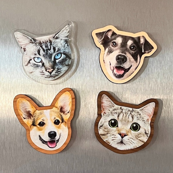 Custom Pet Magnet Fridge Magnets Dog Cat Pet Custom Magnet Personalized Pet Memorial