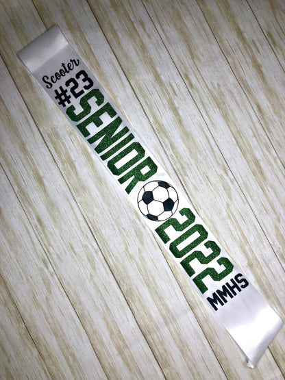 Senior Night 2026 Sashes / homecoming / Graduation / Sports / Custom / High School / Gift / soccer / volleyball / cheer