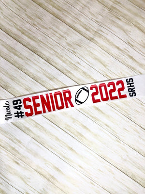 Senior Night 2026 Sashes / homecoming / Graduation / Sports / Custom / High School / Gift / soccer / volleyball / cheer
