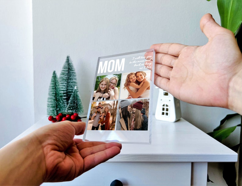 Custom Photo Gift for Mum - Mothers Day Gift , Mum Birthday Gift, Gift from Daughter, Personalized Mothers day gifts grandma gift