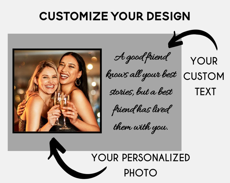 CUSTOM PHOTO GIFT Personalized Gift, Freestanding Photo, Acrylic photo block, photo gift picture frame, Custom Memorial Gift