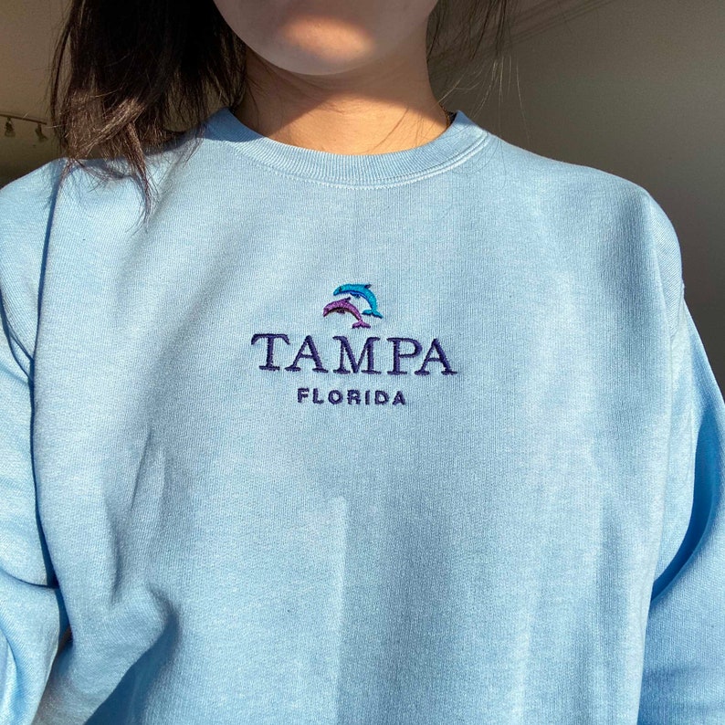 Custom embroidered sweatshirt crewneck, Personalized TShirt, customized logo