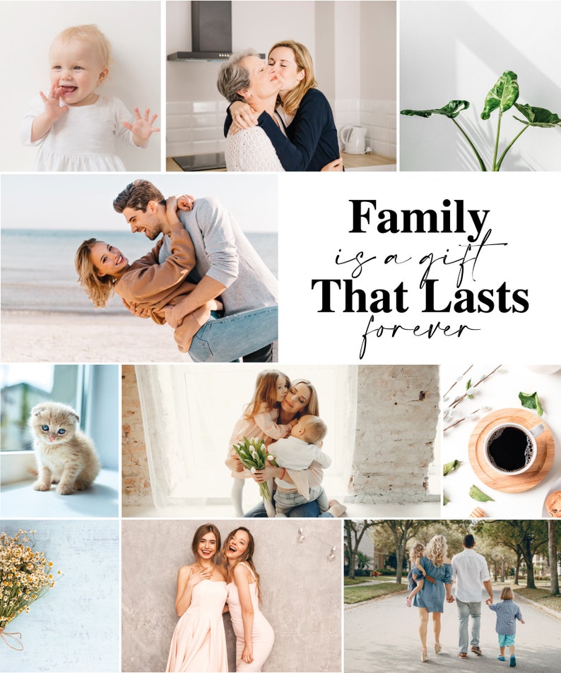 Custom Picture Collage Text Blanket, Family Photo Memorial Throw, Personalized Couple Mom Dad Grandma Daughter Birthday Christmas Keepsake