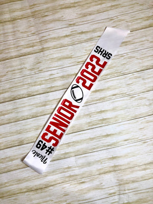 Senior Night 2026 Sashes / homecoming / Graduation / Sports / Custom / High School / Gift / soccer / volleyball / cheer