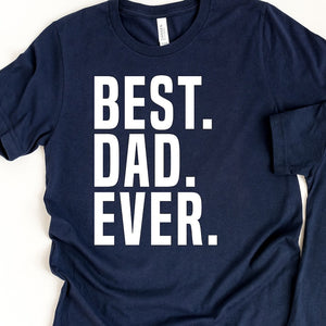 Best Dad Ever Shirt, Father Son Matching Shirts, Gift for Dad from Kids, Matching Daddy and Me Outfits