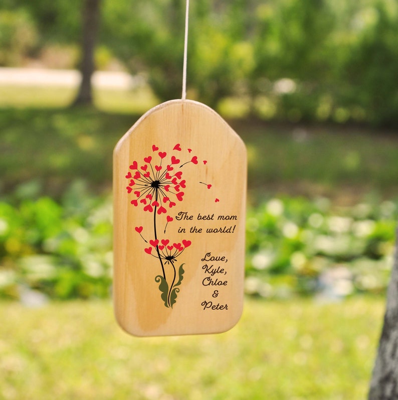 Mothers Day Wind Chime, Mothers Day Gift, Mother's Day Wind Chime, Personalized Mothers Day Gift, Mom Gift, Gift For Mom