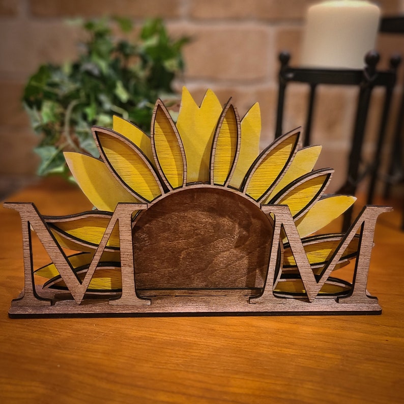 Sunflower Mom Picture Frame or Home Decor - Birthday, Mother's Day, Special Day, Memorial frame