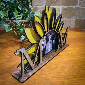 Sunflower Mom Picture Frame or Home Decor - Birthday, Mother's Day, Special Day, Memorial frame