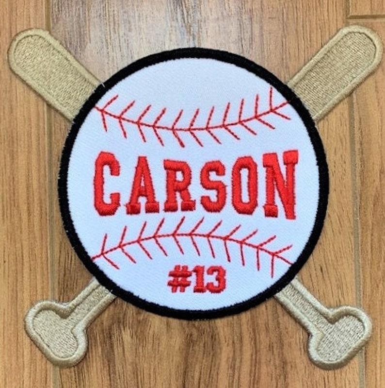 Custom Baseball Patch Custom Softball Patch Personalized Baseball Patch Personalized Softball Patch Baseball Patch with Names Baseball Bats