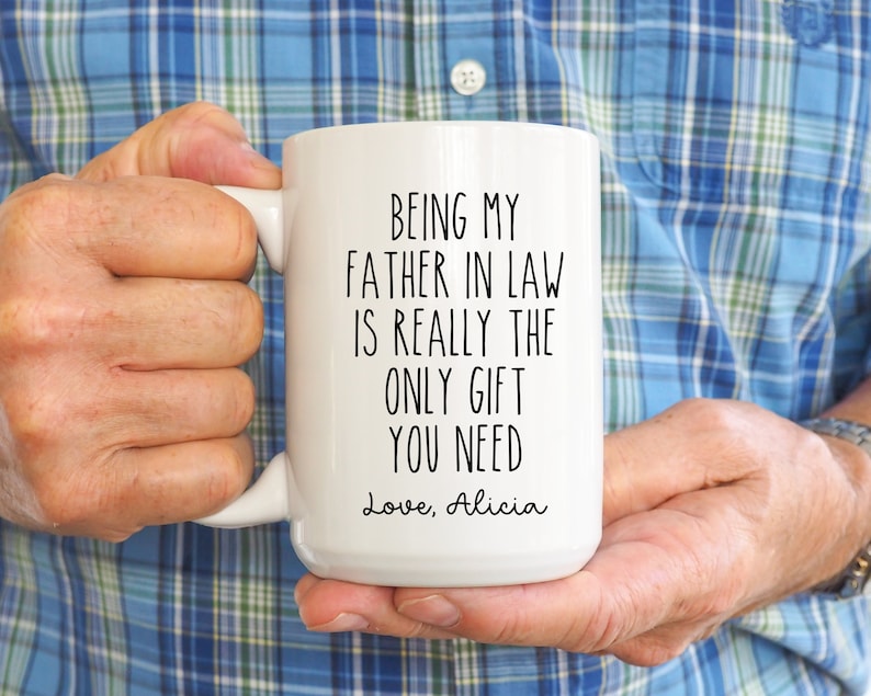 Funny Father In Law Mug, Gift For FIL, Father In Law Birthday Gift, Fathers Day Mug, Fathers Day Gift, Dad, Personalized Gifts For Him