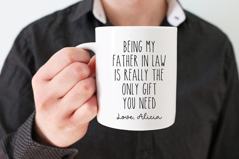 Funny Father In Law Mug, Gift For FIL, Father In Law Birthday Gift, Fathers Day Mug, Fathers Day Gift, Dad, Personalized Gifts For Him