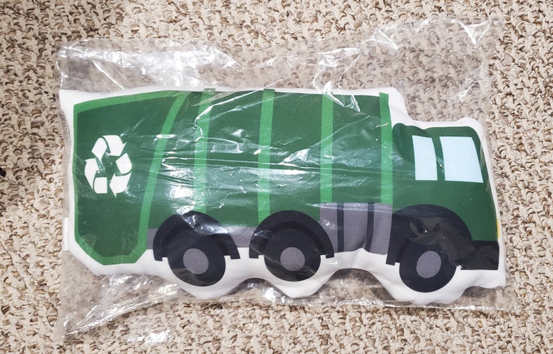 Firetruck Pillow, Schoolbus Pillow, Construction Truck Pillow, Garbage truck Decorative Pillow, Kids Room Decor, Boys Decor