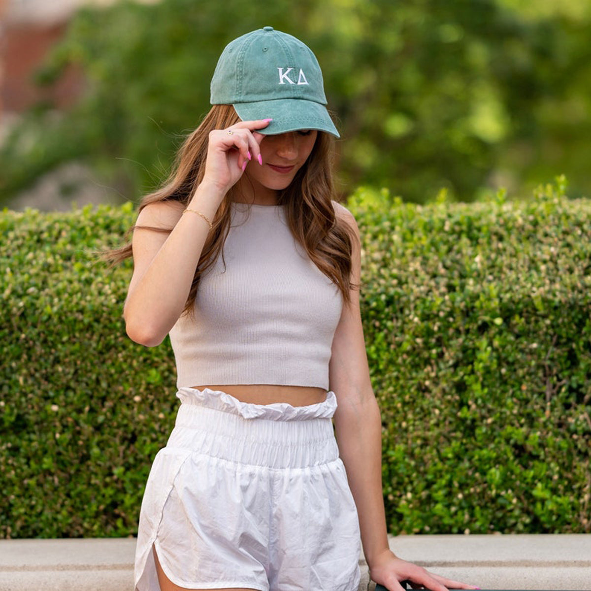 Basic Embroidered Sorority Hat / Greek Letter Dad Hat / Big Little Basket Family Gift / Bid Day Bag Gift / Customizable Sorority Hat il_794xN.3896265916_lcwc.jpg