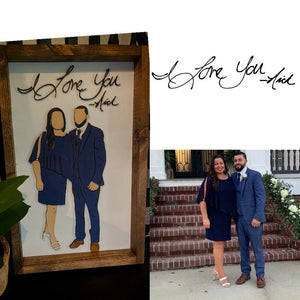 Custom faceless 3D Portait, Minimalist 3D Portrait, Wood Portrait, 3D Portrait, Couples Portrait, Mothers day Gift