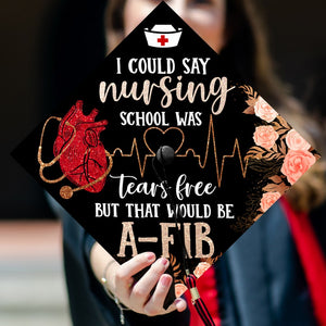 Nurse Graduation Cap Topper, RN Grad Cap Topper, Nursing Graduation Decoration, Class of 2025
