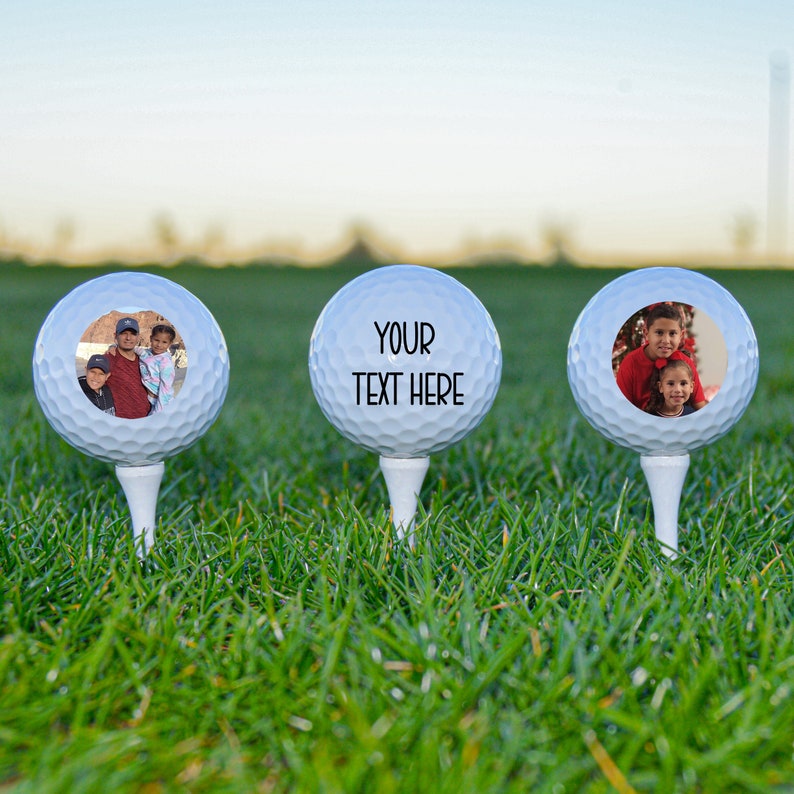 Custom Golf Balls, Dad Golf Ball, Sports Gifts For Him, Fathers Day Gifts, Best Dad By Par, New Dad Gift, Golf Gift, Fathers Day Golf Gift