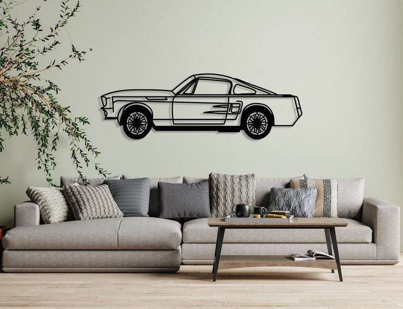 Custom Car Metal Silhouette Wall Art, Your Own Car Wall Decor, Car Silhouette Garage Wall Sign, Racing Automobile Decor,Car Lovers Men Gift