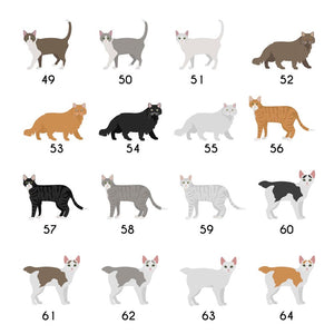 Personalised Cat Christmas Hanging Decoration