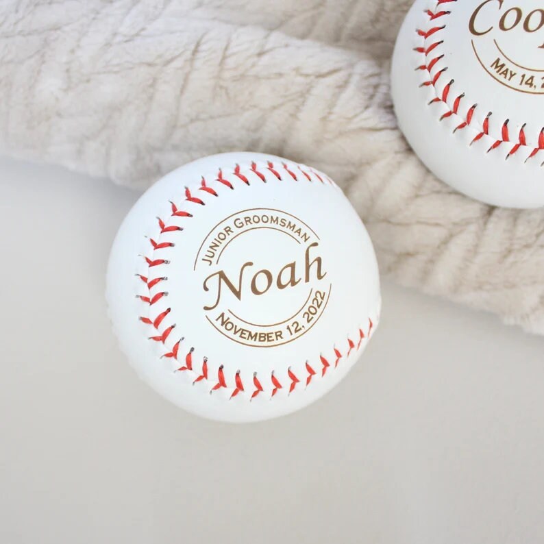 Ring Bearer Gift Personalized Baseball Gift for Ring Bearer Proposal Custom Gifts for Ring Bearer or Junior Groomsman Proposal Ideas Wedding