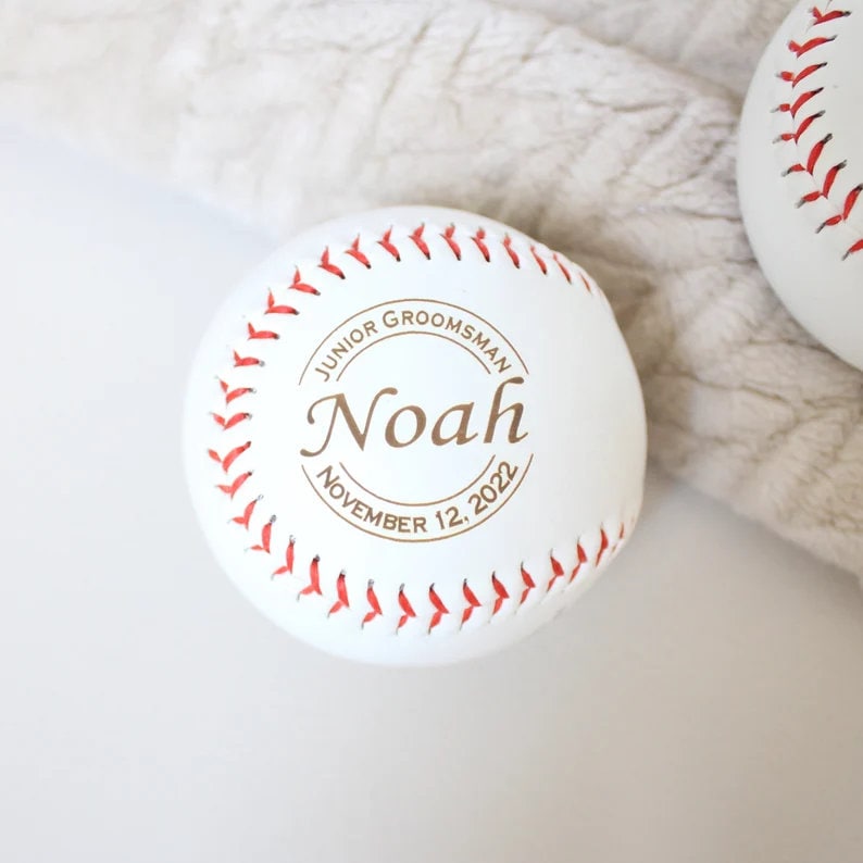 Ring Bearer Gift Personalized Baseball Gift for Ring Bearer Proposal Custom Gifts for Ring Bearer or Junior Groomsman Proposal Ideas Wedding