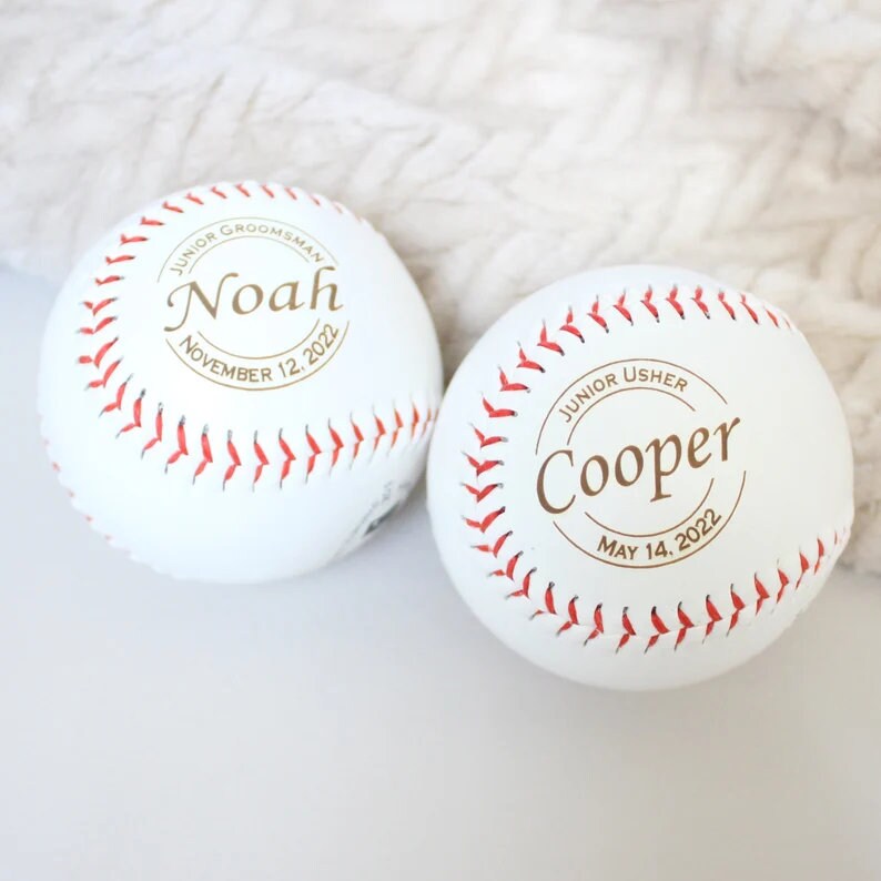 Ring Bearer Gift Personalized Baseball Gift for Ring Bearer Proposal Custom Gifts for Ring Bearer or Junior Groomsman Proposal Ideas Wedding