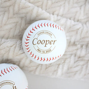 Ring Bearer Gift Personalized Baseball Gift for Ring Bearer Proposal Custom Gifts for Ring Bearer or Junior Groomsman Proposal Ideas Wedding