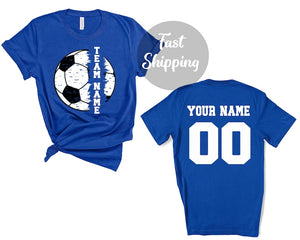 Custom Soccer Dad Shirts, Personalize Shirt,Custom Shirt,Sports Parent Shirt, Soccer Dad Shirt, Cute Dad Shirt, Sports Shirt, Soccer Team Shirt