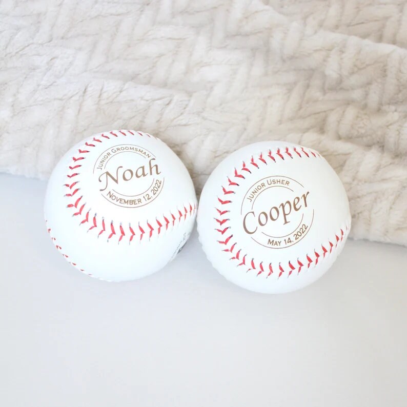 Ring Bearer Gift Personalized Baseball Gift for Ring Bearer Proposal Custom Gifts for Ring Bearer or Junior Groomsman Proposal Ideas Wedding