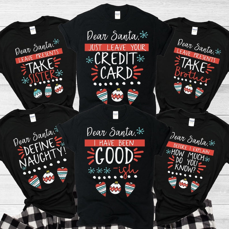 Family Group Christmas Shirt, Matching Christmas outfits Shirts, Funny Christmas Party Tees, Matching Family Christmas Shirts, Funny Tops