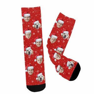 Personalized Christmas Face Socks, Custom Face on Socks,Family Face on Socks, Birthday Socks Gift,Multiple Colors,Christmas gifts,Face Socks