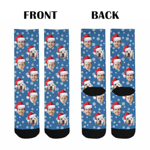 Personalized Christmas Face Socks, Custom Face on Socks,Family Face on Socks, Birthday Socks Gift,Multiple Colors,Christmas gifts,Face Socks