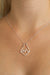 Ring Holder Necklace White Gold Mountain Ring holder Necklace Solid Gold or Silver Dainty Ring Keeper Pendant Ring Holder Necklace