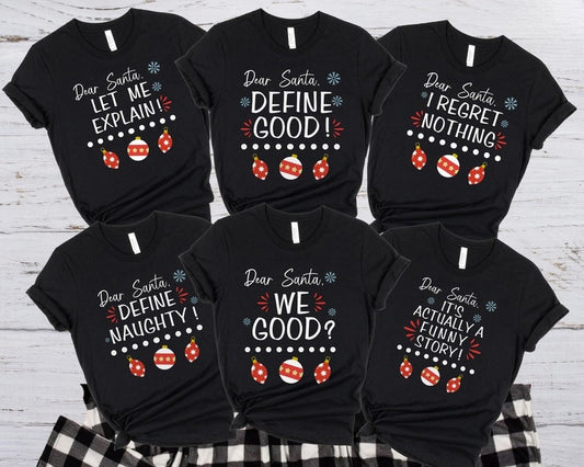 Dear Santa Family Christmas Pajamas, Matching Family Christmas Pajamas Family, Holiday Pajamas,Christmas PJs Family, Family Christmas Shirts