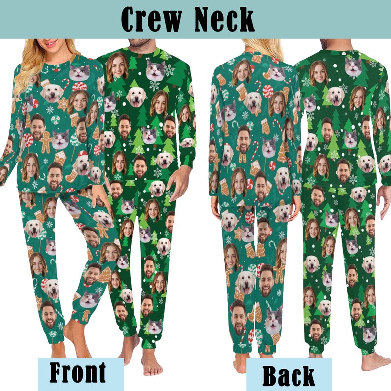 Custom Christmas Pajamas, Custom face Pajamas Set, Family Christmas Pajamas, Personalized Photo, Gift For Her/Him il_794xN.4304828710_n7q2.jpg