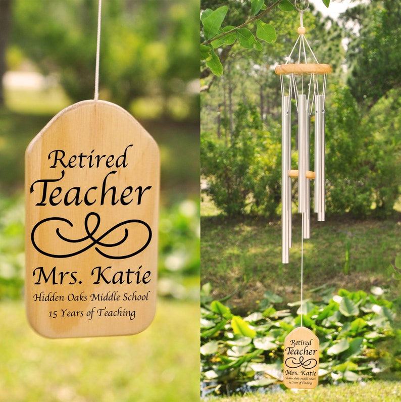 Never Underestimate the Difference You Made Wind Chime, Retirement Wind Chime, Retirement Gift, Retirement Gift Ideas, Gift for Retirement