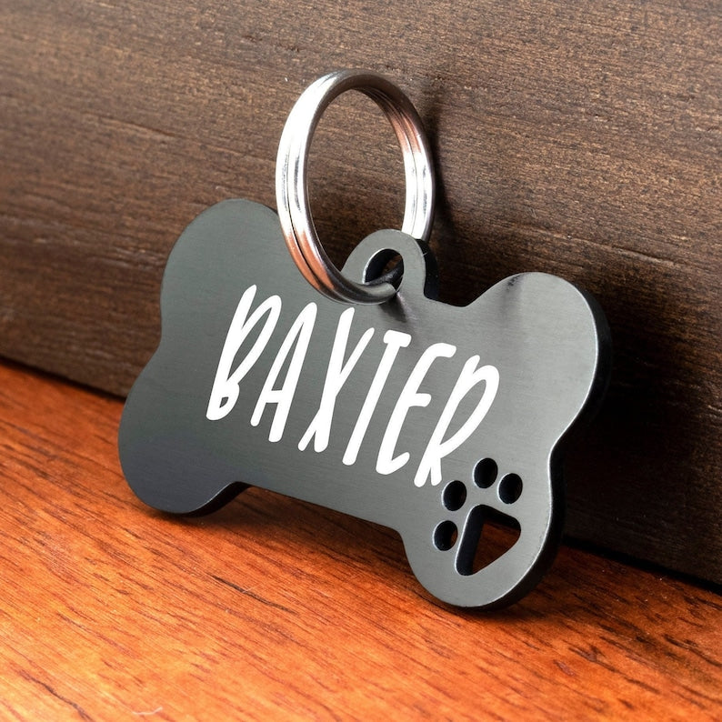 Dog Tag, Pet Name Tags, Dog ID Tag, Dog Name Tag, Custom Dog Tag, Engraved Dog Tag Personalized Dog Tag, Bone Star & 8+ Shapes Free Shipping