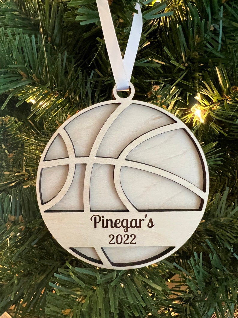 Personalized Basketball Ornament