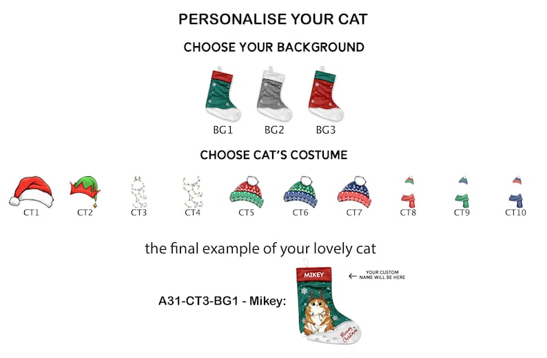 Custom Christmas Is So Much Fun When You Are A Cat Stocking, Fireplace Festive Stocking, Cat Lovers Gift, Pet Name Stocking