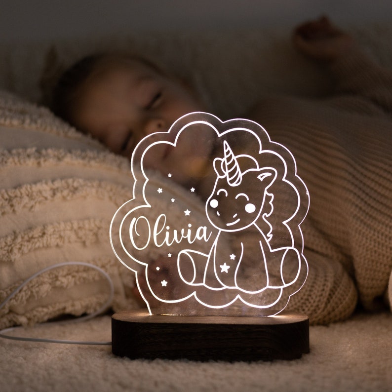 Baby Boy Night Light, Personalized Train Night Light, Cute Night Light, Birthday Gifts For Kids, Easter Gifts For Toddlers, Nursery Decor