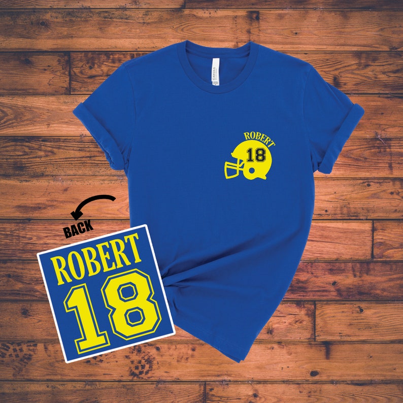 Customized Football Shirt ,Custom Name Number Football Shirt, Game Day Shirt ,Football Season Tee,Touch Down Kinda Day football T-Shirt