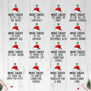 Most Likely to Christmas Family Shirt tee Custom vacation Christmas outfits Personalized shirts, Christmas Matching group Holiday Outfit