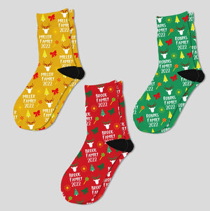 Matching Family Christmas Socks, Custom Name Socks, Custom Christmas Family Socks, Family Christmas Socks, 2023 Merry Christmas Socks