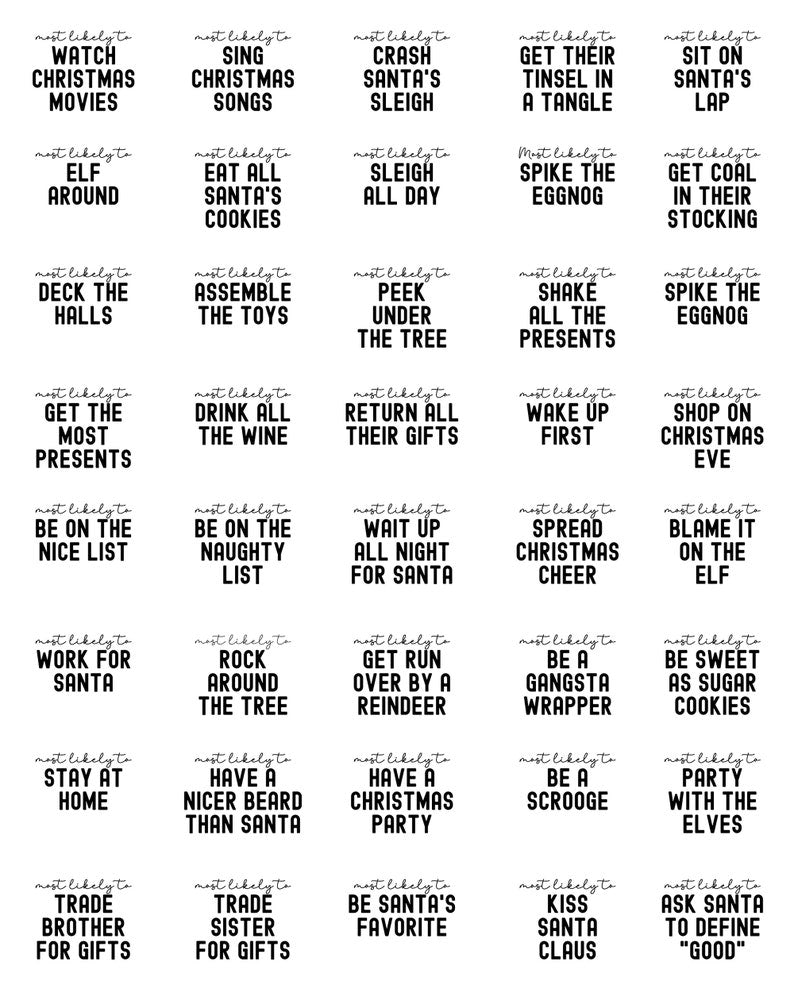 Family Christmas Shirts, Most Likely To, Funny Christmas Party, Christmas Shirt, Matching Christmas Pajamas, Custom Shirts, Group Tees.