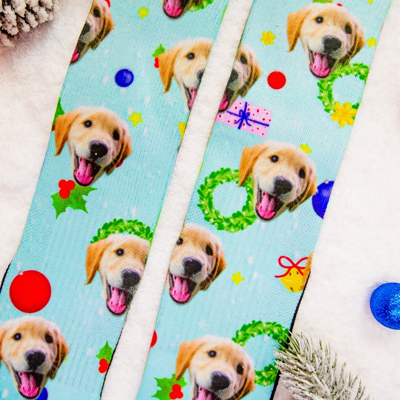 Custom Dog Printed Socks - Customized Photo Socks, Personalized Socks, Custom Printed Socks, Picture Socks, Gift Socks, Christmas Socks