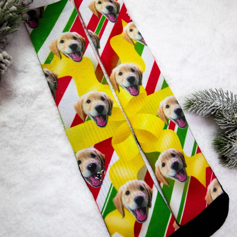 Custom Dog Printed Socks - Customized Photo Socks, Personalized Socks, Custom Printed Socks, Picture Socks, Gift Socks, Christmas Socks