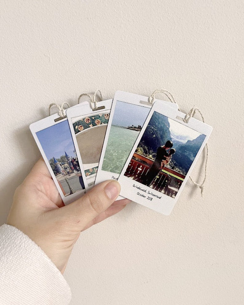 Polaroid Ornaments Personalized Ornaments Christmas Ornaments Photo Ornament Stocking Stuffer Custom Ornament